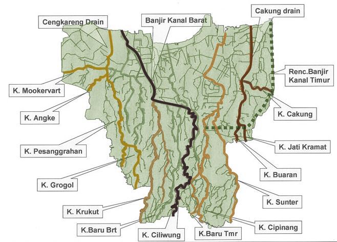 永久に解消されないジャカルタの洪水 永久に解消されないジャカルタの洪水