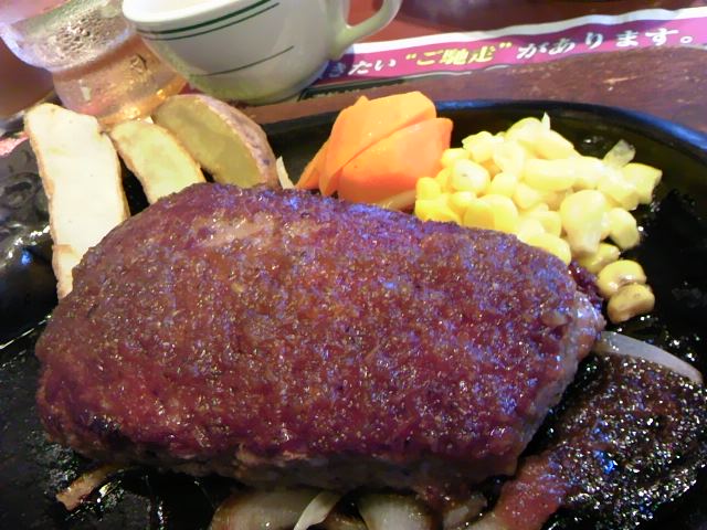 ステーキハンバーグセット☆