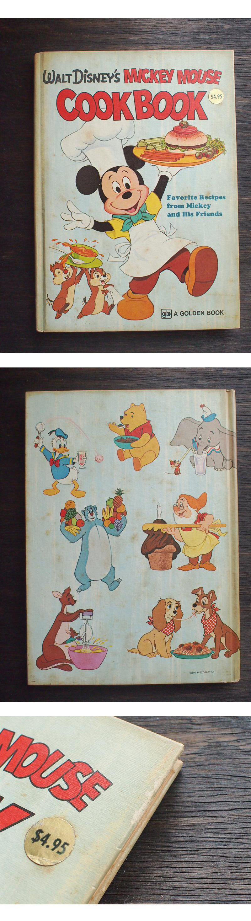 ビンテージ中古洋書本・ディズニーWalt Disneys Mickey Mouse Cookbook・料理コレクション ビンテージ中古洋書本・ディズニーWalt Disneys Mickey Mouse Cookbook・料理コレクション