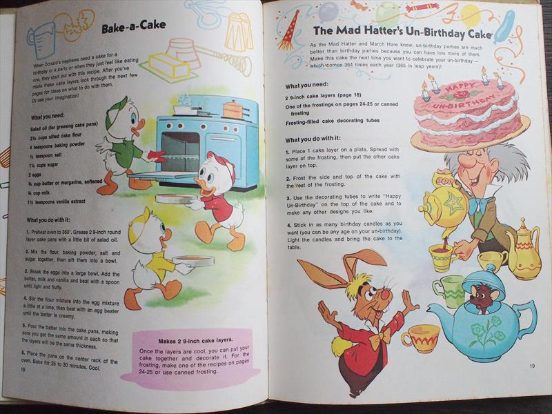 ビンテージ中古洋書本・ディズニーWalt Disneys Mickey Mouse Cookbook・料理コレクション ビンテージ中古洋書本・ディズニーWalt Disneys Mickey Mouse Cookbook・料理コレクション
