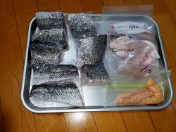 食材確保中