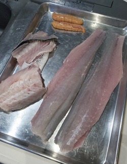 食材確保中