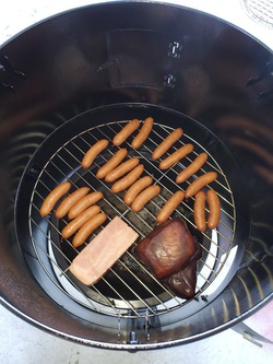 食材確保中