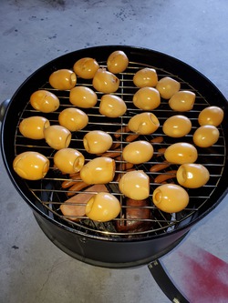 食材確保中