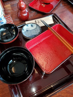 両親と鰻を食す