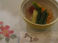 冷製野菜のスープ煮