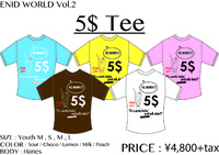 5$ Tee 5$ Tee