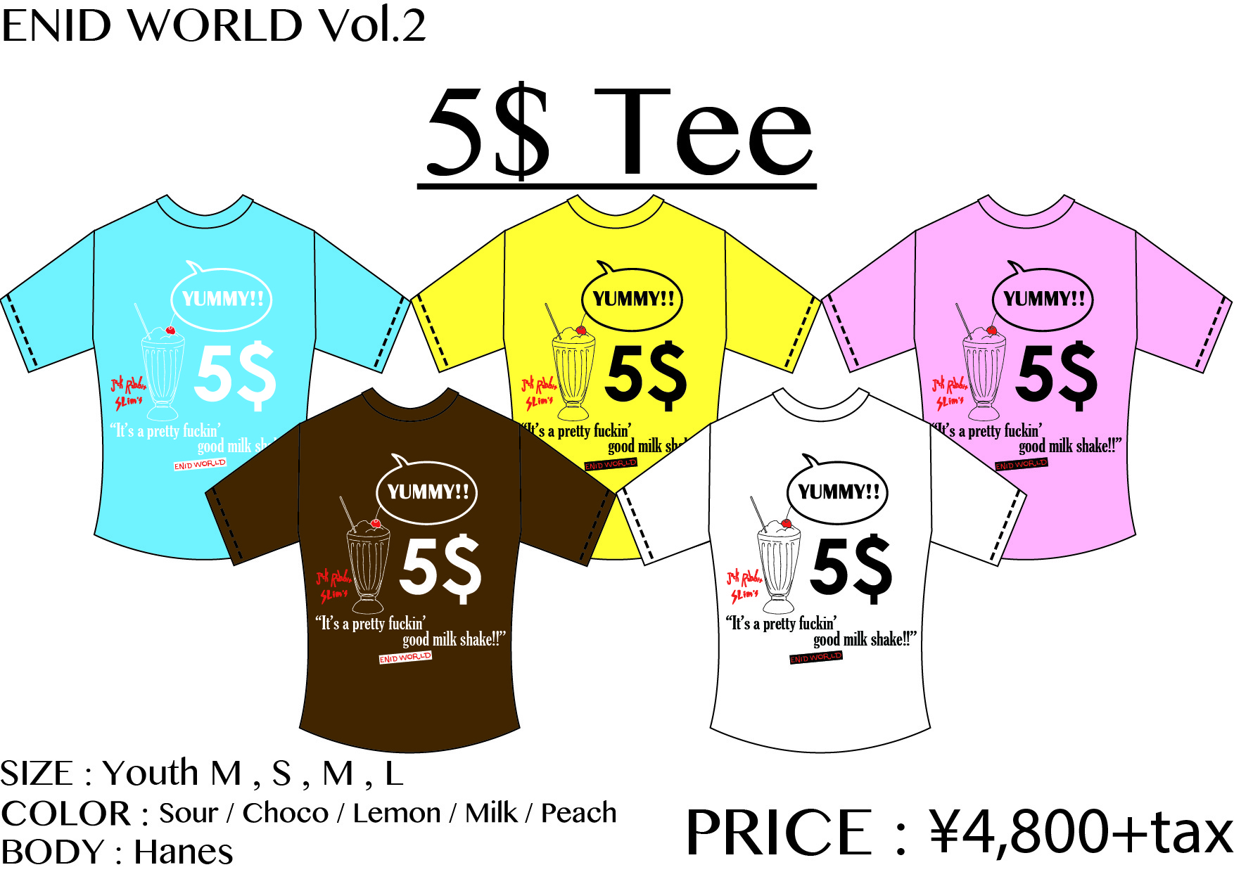 5$ Tee 5$ Tee