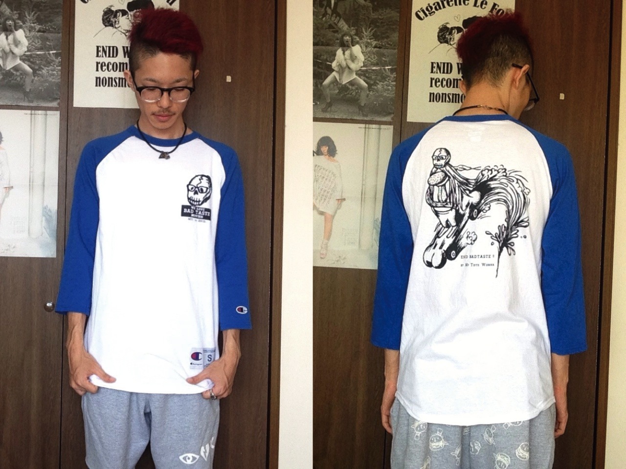 BAD 3/4 blue BAD 3/4 blue