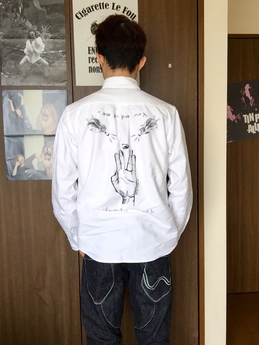 ANGEL SHIRTS White BACK ANGEL SHIRTS White BACK