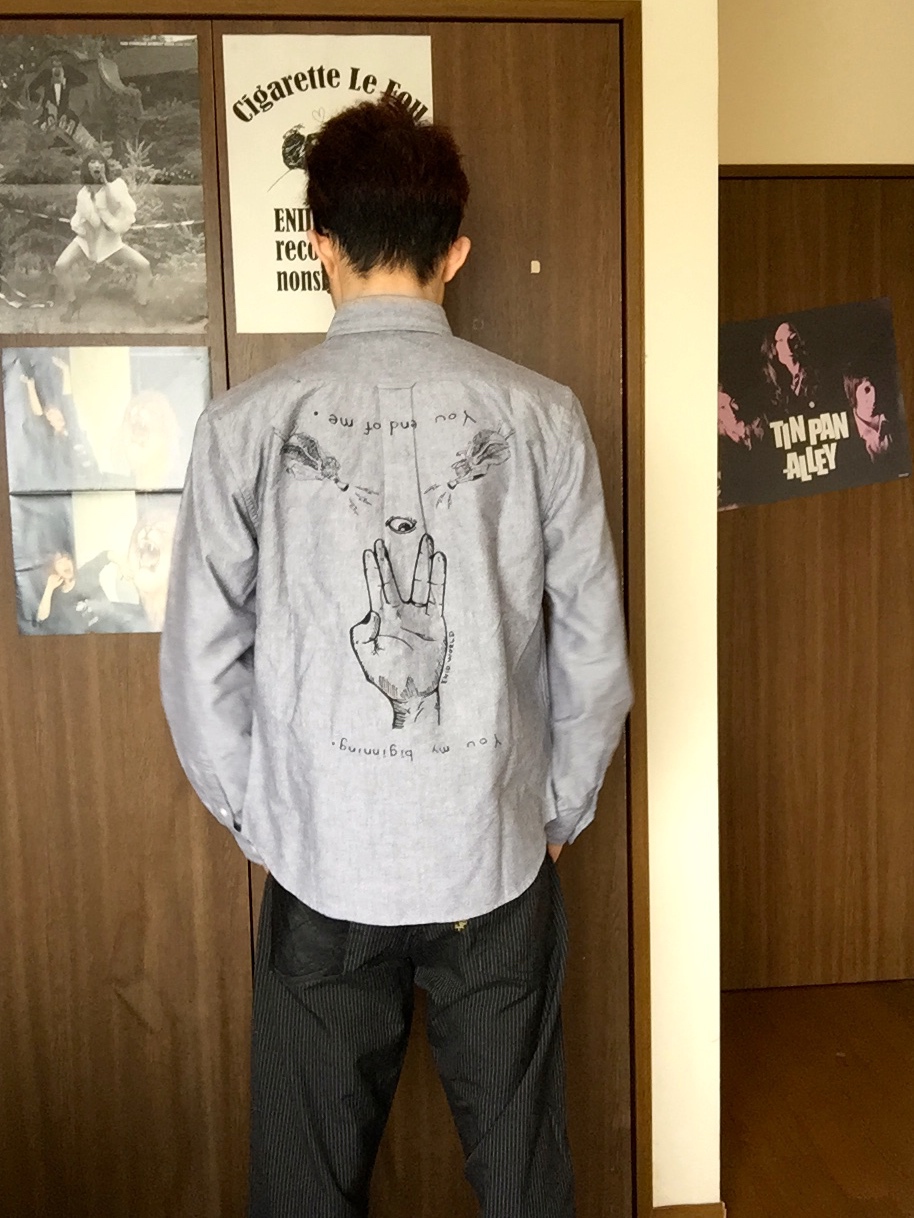 ANGEL SHIRTS Gray BACK ANGEL SHIRTS Gray BACK