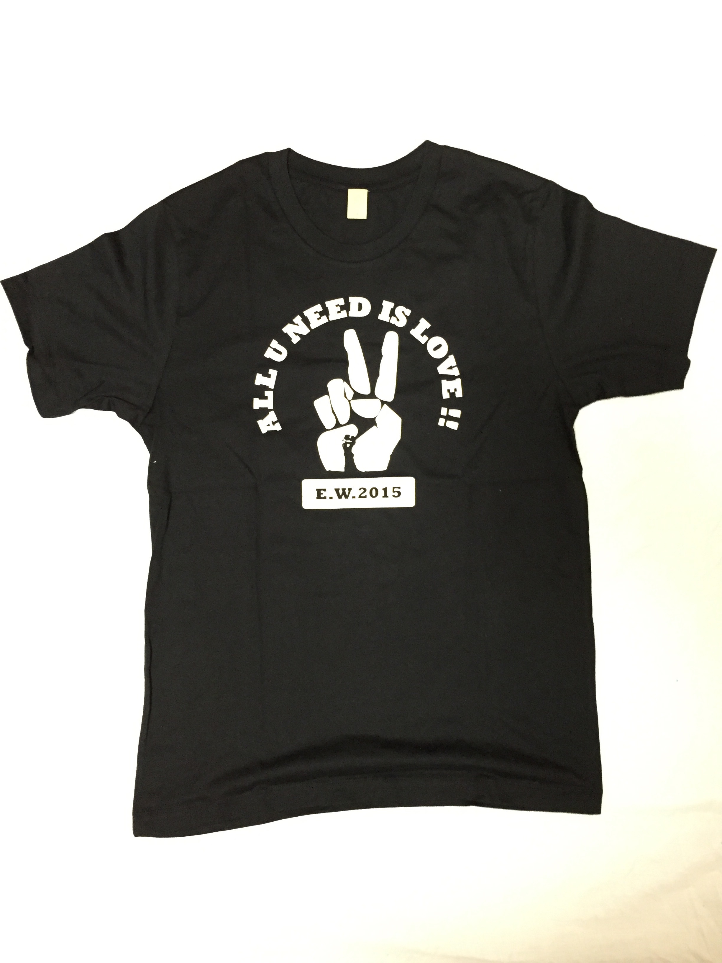 THE PEACE TEE Black(white) THE PEACE TEE Black(white)