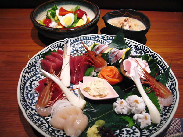 お刺身の盛合わせ
