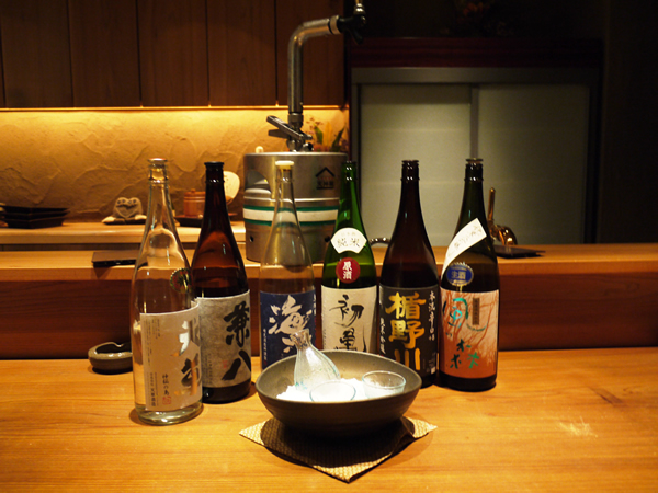 静岡を中心に揃えた地酒
