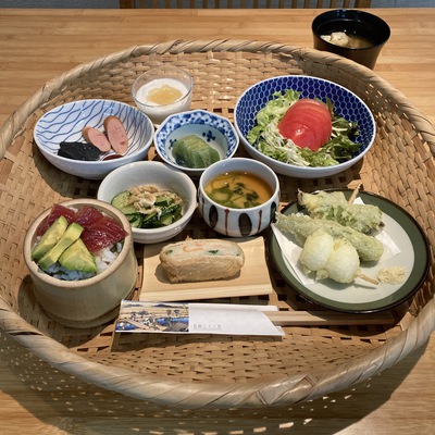 202107_竹籠御膳まぐろ丼 202107_竹籠御膳まぐろ丼