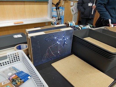 ダイオードを使った星座作り ダイオードを使った星座作り