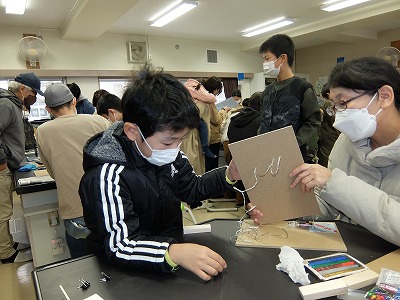 ダイオードを使った星座作り ダイオードを使った星座作り