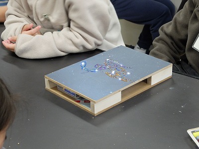 ダイオードを使った星座作り ダイオードを使った星座作り