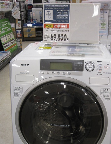 家電量販店 洗濯機買替えで回りました