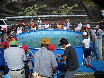 キッズ向け虹鱒釣堀がやってくる!