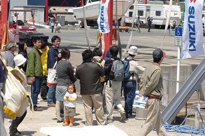 ボート試乗は品川からのお客様
