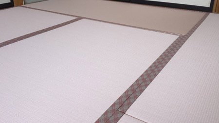 かわいい畳 カラー畳ピンクの畳べり〜掛川市上屋敷A様邸