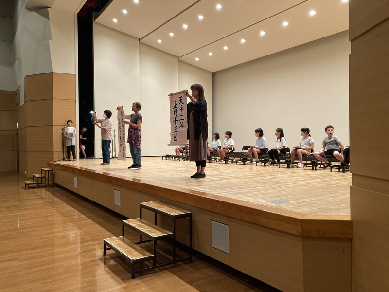 万葉オペレッタのリハーサル 万葉オペレッタのリハーサル