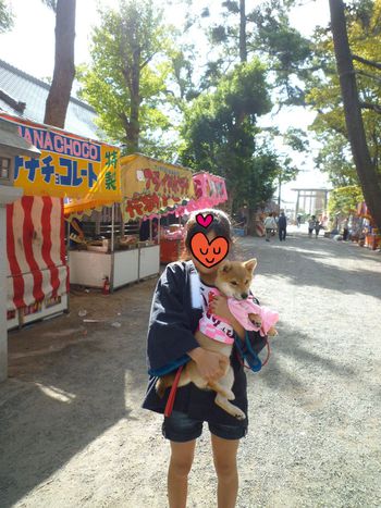 お祭り♪(*・ω・人)