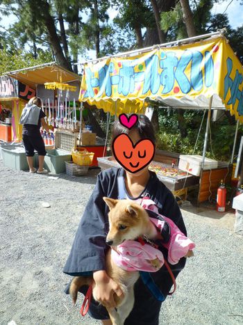お祭り♪(*・ω・人)