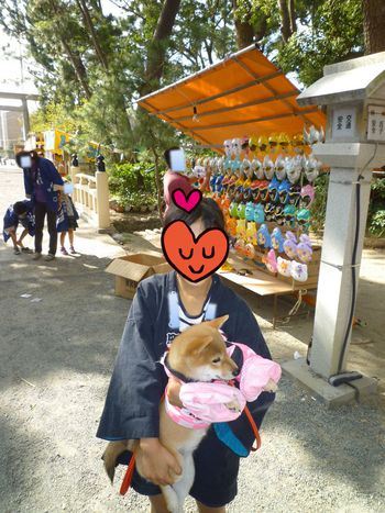 お祭り♪(*・ω・人)