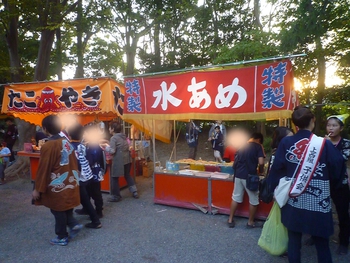 お祭りの風景 お祭りの風景