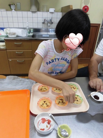 カップケーキ作り カップケーキ作り