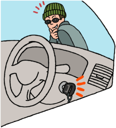 車上あらし撲滅!
