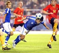 【画像】キリンカップサッカー2009 ベルギ-戦 3点目