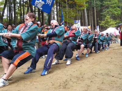 峠の国盗り綱引き勝利!!