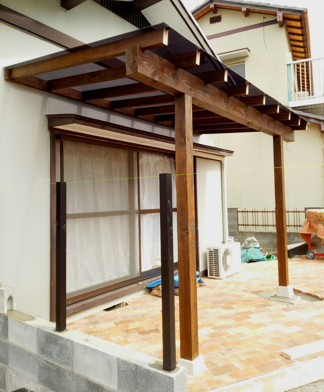 木製テラス屋根 木製テラス屋根