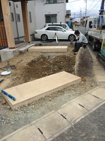 施工始まりました♪ 施工始まりました♪