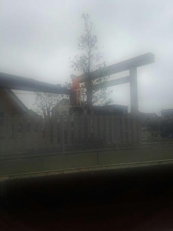 台風の時。