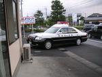 パトカーが!!