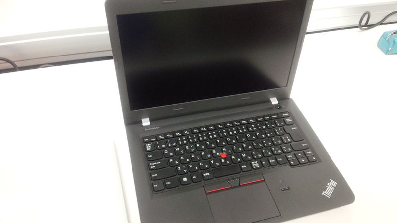 会社のPCが『ThinkPadE460』になりました。 会社のPCが『ThinkPadE460』になりました。