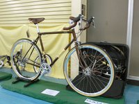 自転車の展示会だよ。