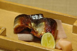 秋刀魚と栗御飯