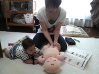 子連れで受講！