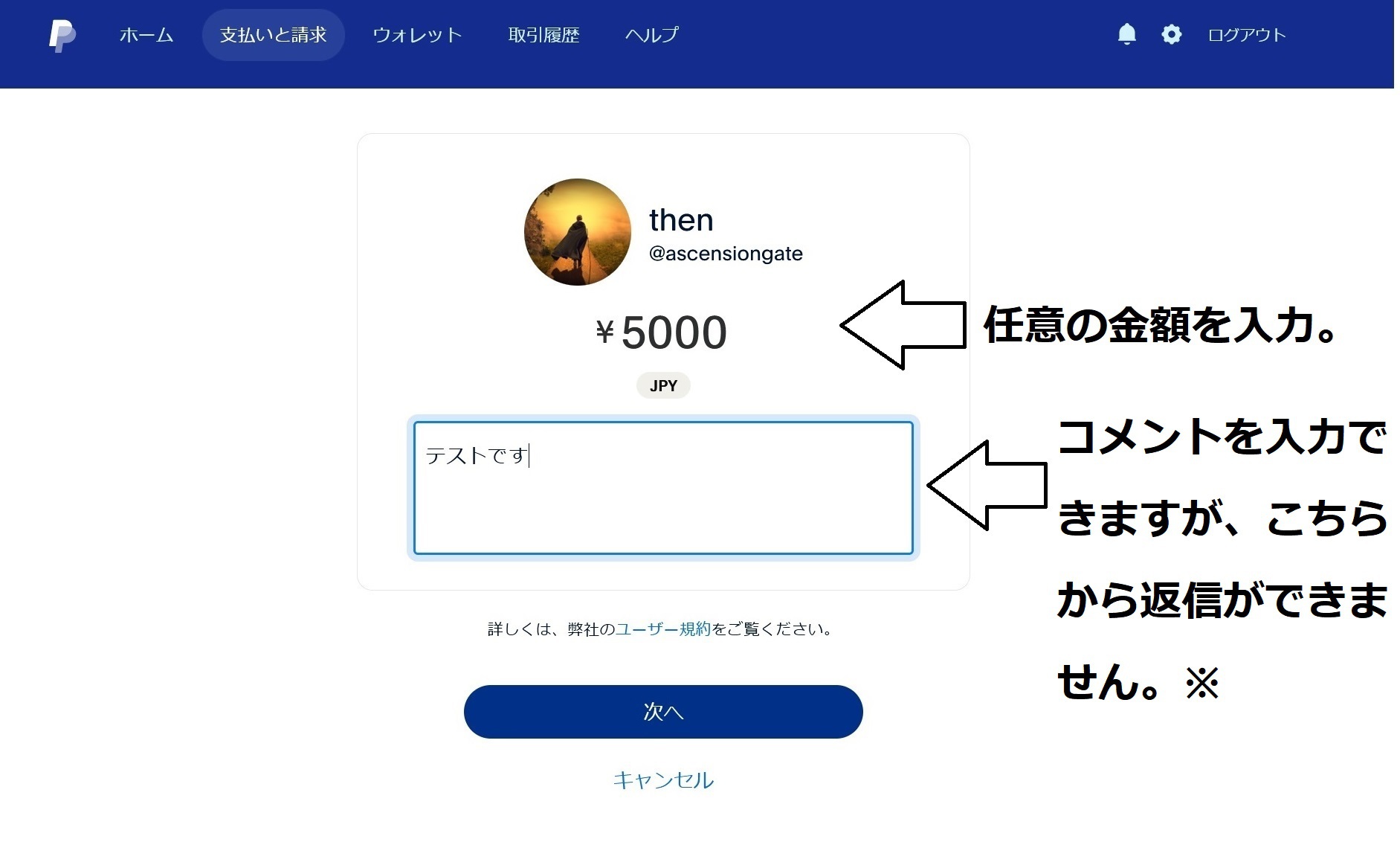 PayPal.Meチュートリアル2 PayPal.Meチュートリアル2