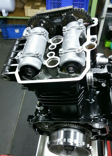 Ninja250Rエンジンも完成 Ninja250Rエンジンも完成