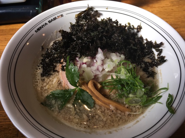【掛川市】麺屋さすけ 背脂煮干しそば、和え玉【朝ラー】 【掛川市】麺屋さすけ 背脂煮干しそば、和え玉【朝ラー】