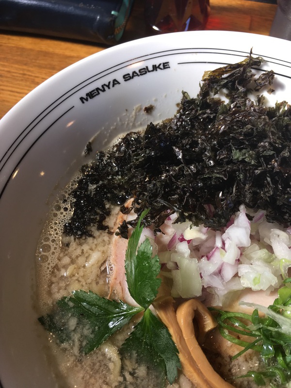 【掛川市】麺屋さすけ 背脂煮干しそば、和え玉【朝ラー】 【掛川市】麺屋さすけ 背脂煮干しそば、和え玉【朝ラー】