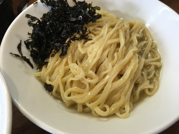 【菊川市】麺屋 菜花奈 背脂煮干しつけ麺+燻製半熟煮玉子 【菊川市】麺屋 菜花奈 背脂煮干しつけ麺+燻製半熟煮玉子
