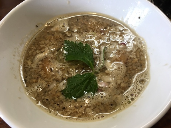 【菊川市】麺屋 菜花奈 背脂煮干しつけ麺+燻製半熟煮玉子 【菊川市】麺屋 菜花奈 背脂煮干しつけ麺+燻製半熟煮玉子