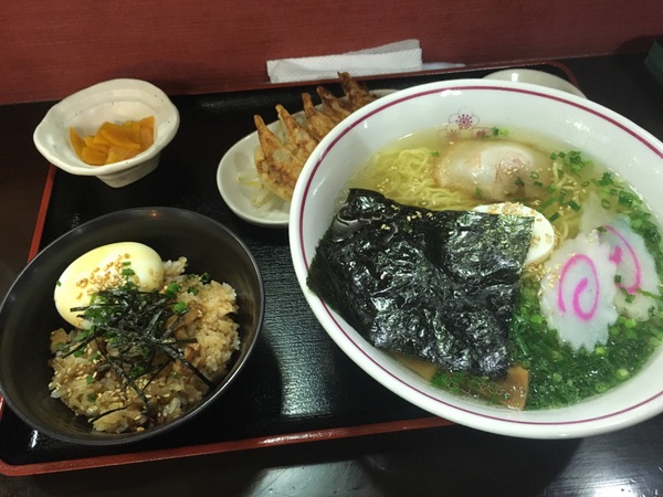 【磐田市】まる舞 まる舞定食(塩、チャーシュー丼) 【磐田市】まる舞 まる舞定食(塩、チャーシュー丼)